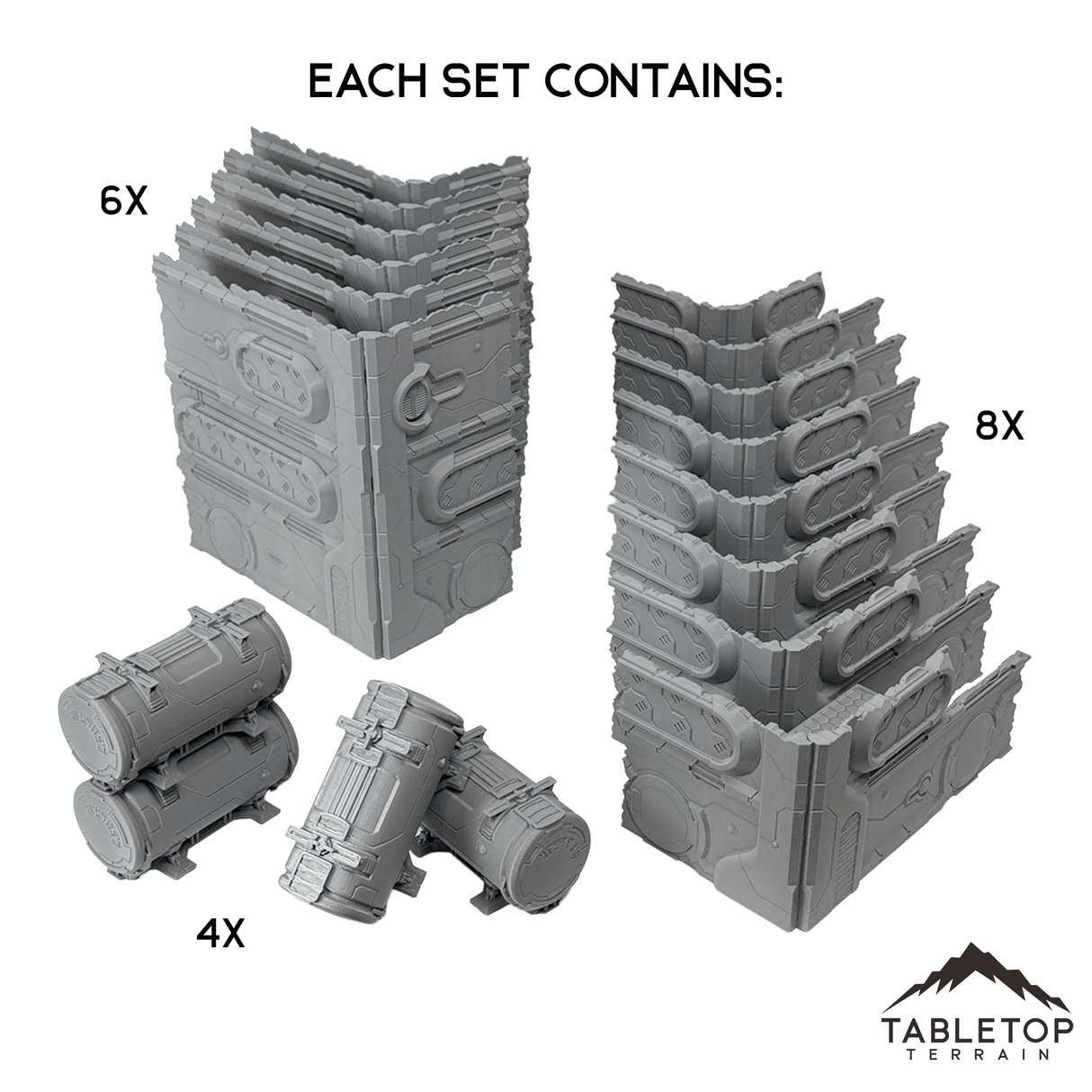 Foldable Multicolor WTC Compatible Terrain