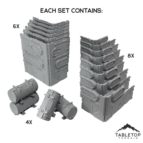 Foldable Multicolor WTC Compatible Terrain