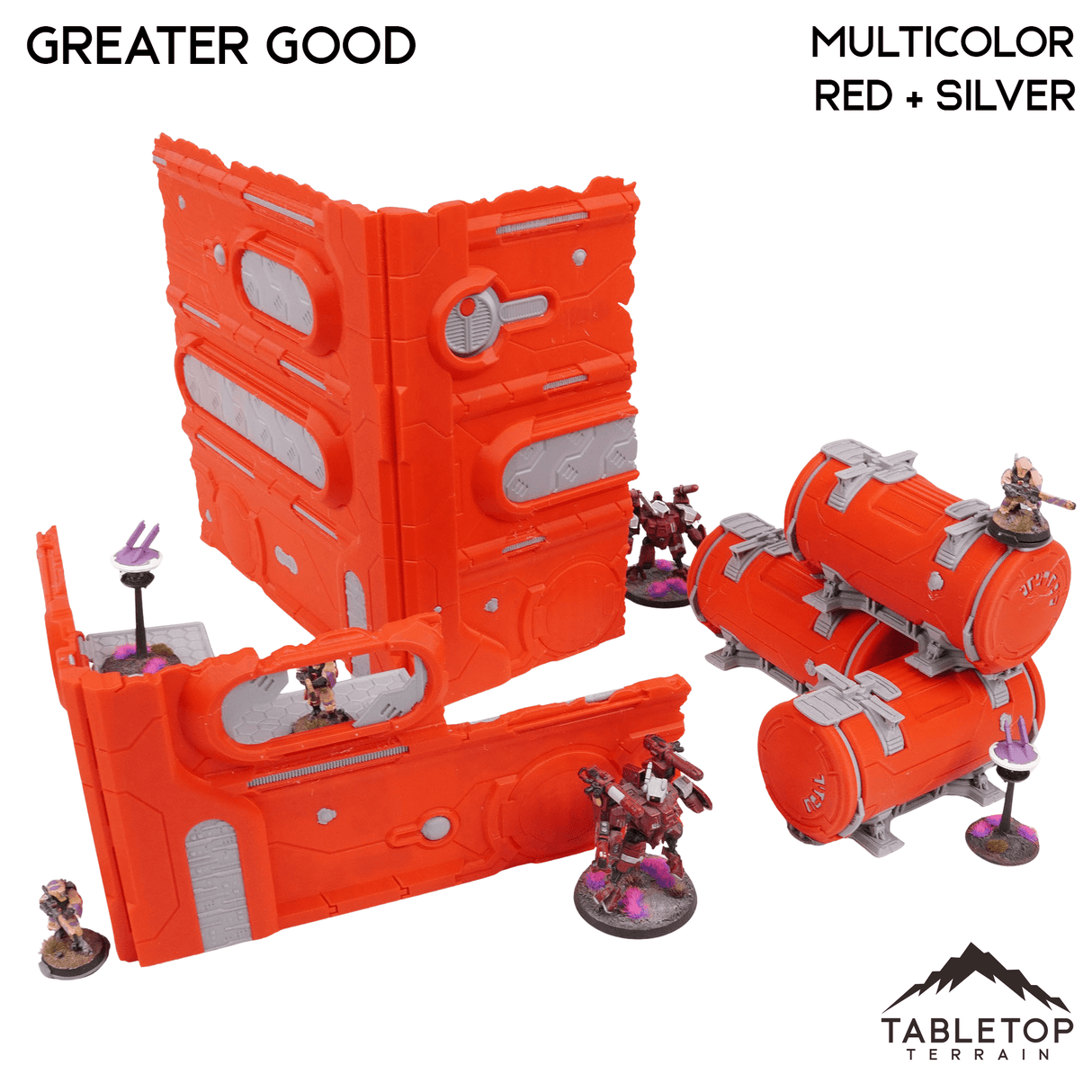 Foldable Multicolor WTC Compatible Terrain