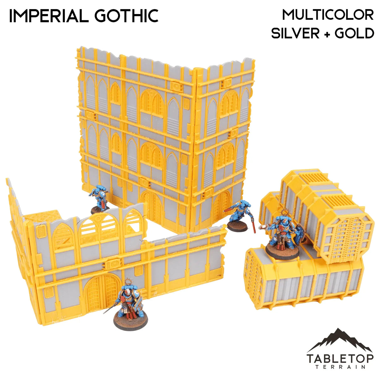 Foldable Multicolor WTC Compatible Terrain