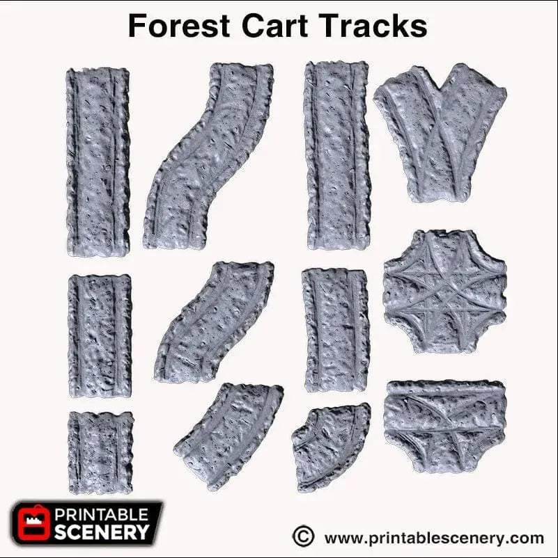 Forest Cart Tracks - Fantasy Scatter Terrain