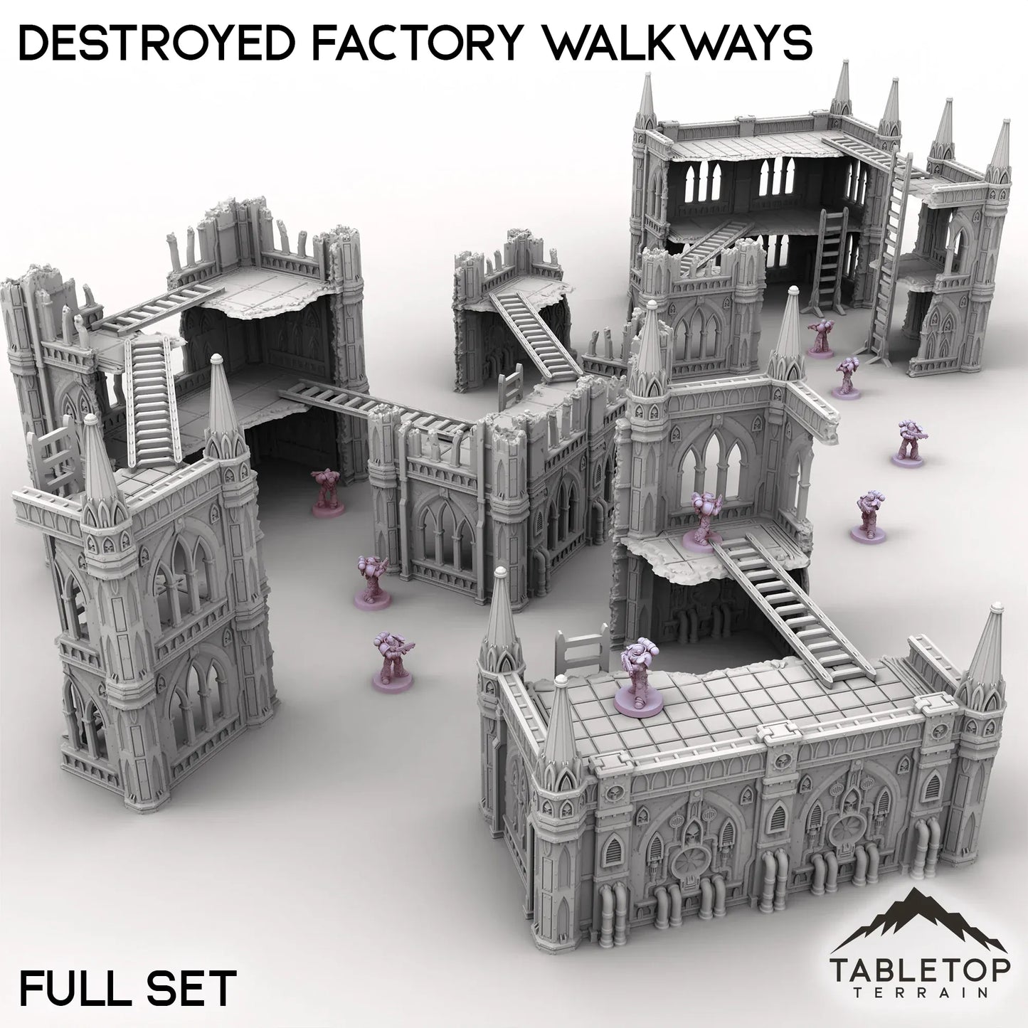 Destroyed Factory Walkways