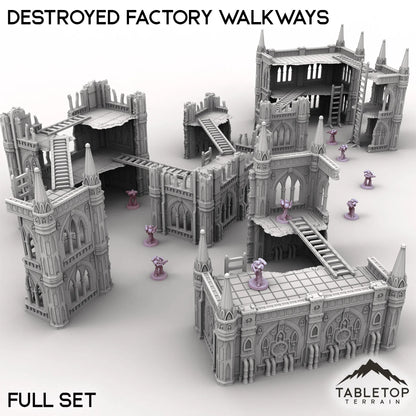 Destroyed Factory Walkways