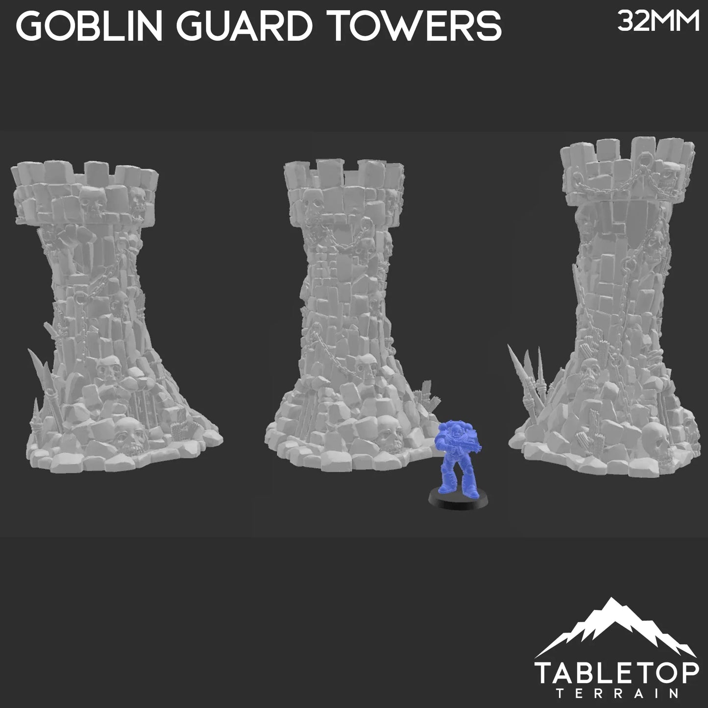 Goblin Guard Towers - Fantasy Terrain
