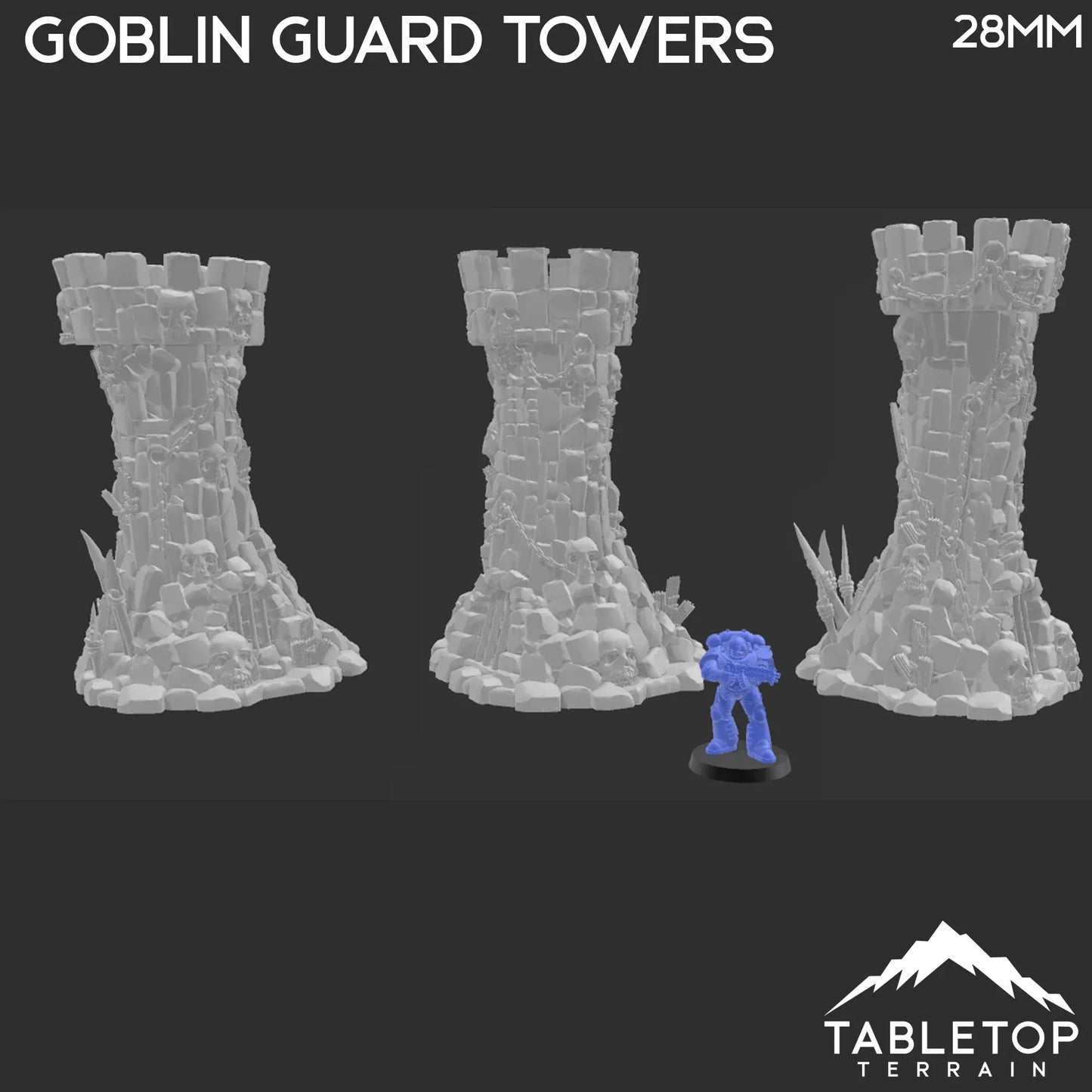 Goblin Guard Towers - Fantasy Terrain