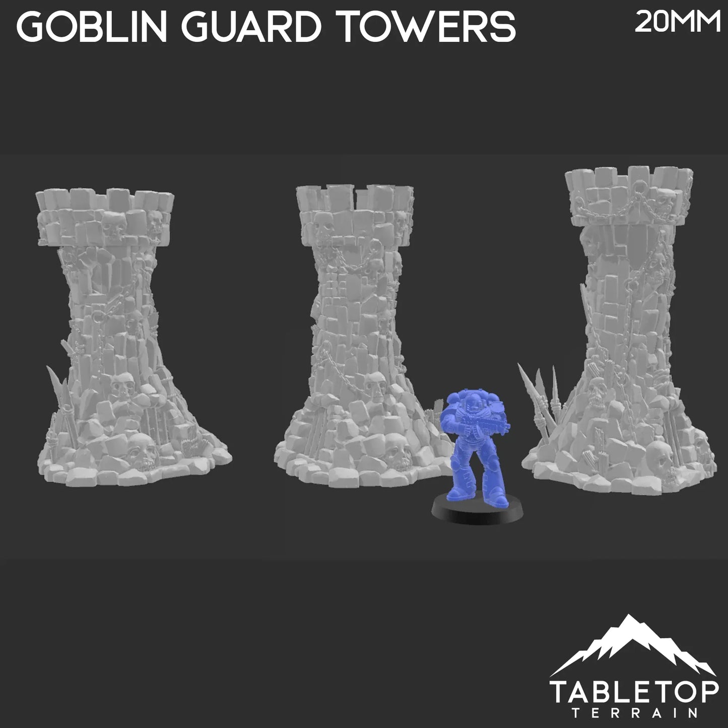Goblin Guard Towers - Fantasy Terrain