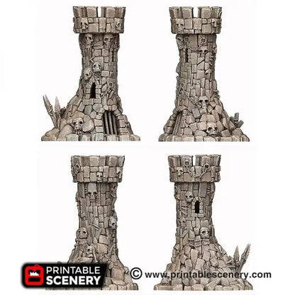 Goblin Guard Towers - Fantasy Terrain