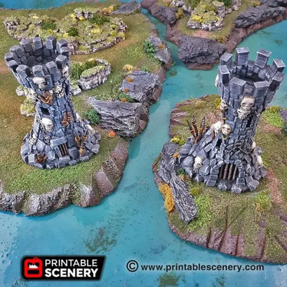 Goblin Guard Towers - Fantasy Terrain