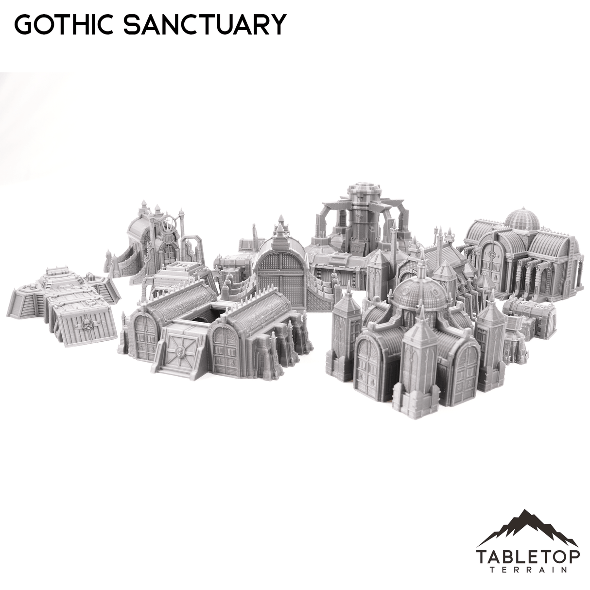 Gothic Sanctuary 8mm Small Scale Terrain Pack