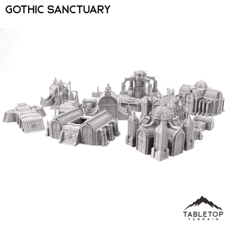 Gothic Sanctuary 8mm Small Scale Terrain Pack
