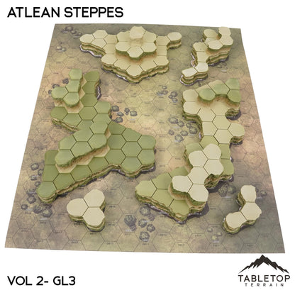 Grasslands #3 Compatible Map Hill Sets - Atlean Steppes