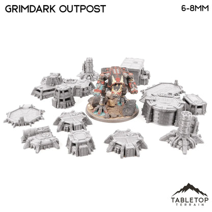 Grimdark Outpost 8mm Small Scale Terrain Pack