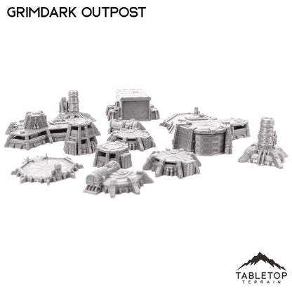 Grimdark Outpost 8mm Small Scale Terrain Pack