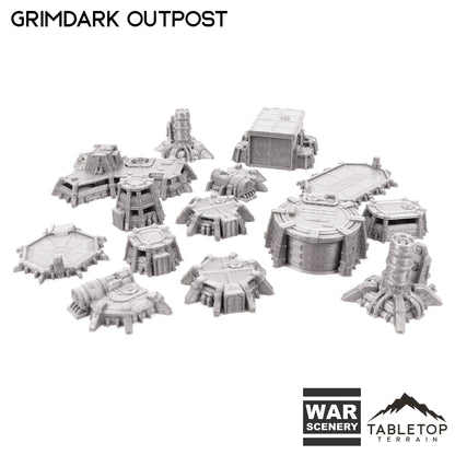 Grimdark Outpost 8mm Small Scale Terrain Pack