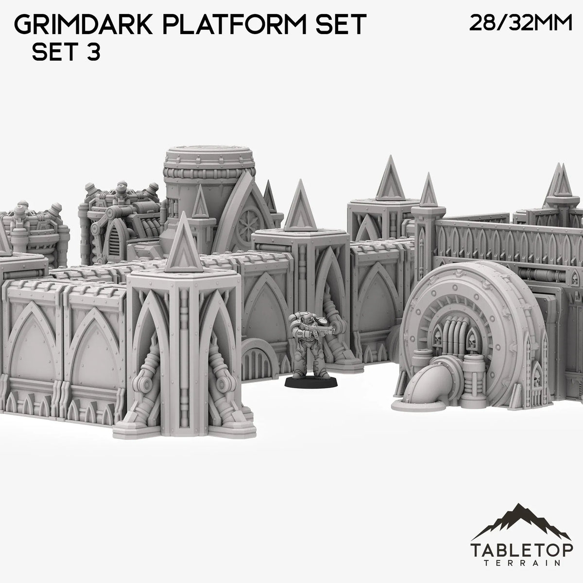 Grimdark Platform Set - Smoke and Steel