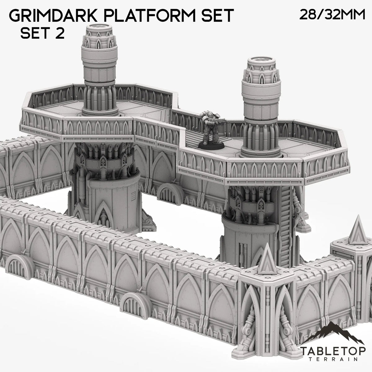 Grimdark Platform Set - Smoke and Steel