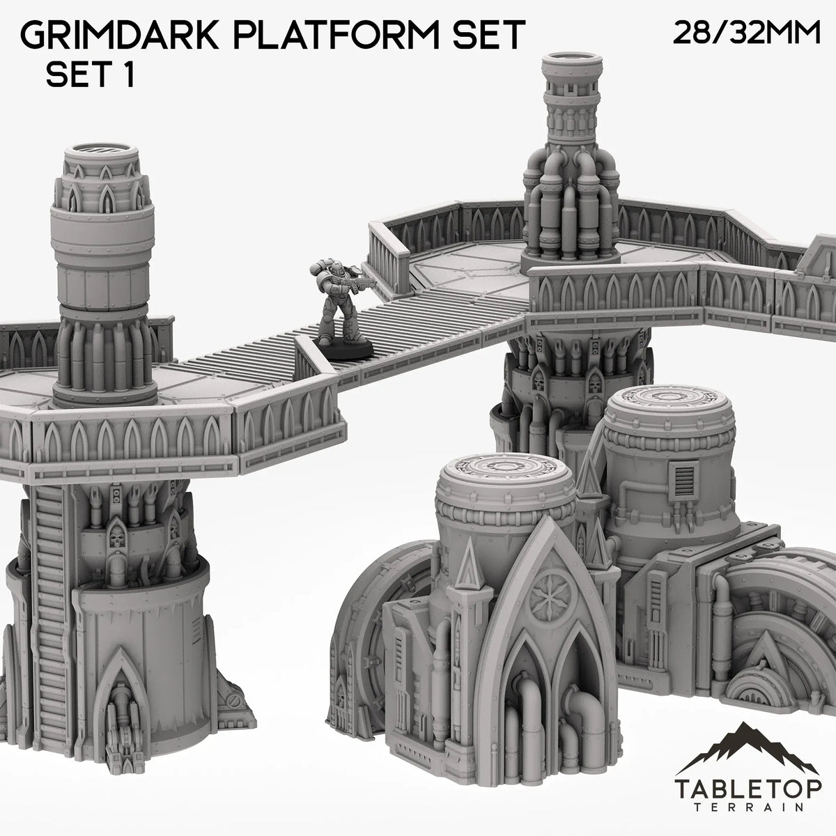 Grimdark Platform Set - Smoke and Steel
