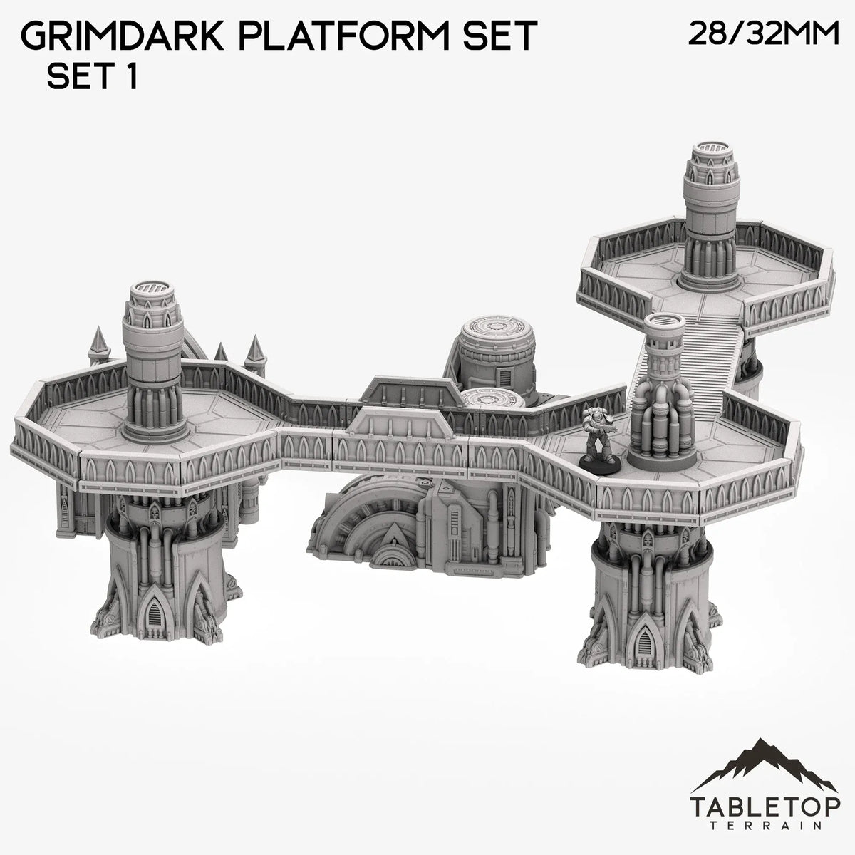 Grimdark Platform Set - Smoke and Steel