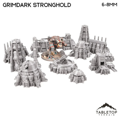Grimdark Stronghold 8mm Small Scale Terrain Pack