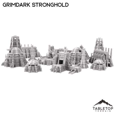 Grimdark Stronghold 8mm Small Scale Terrain Pack