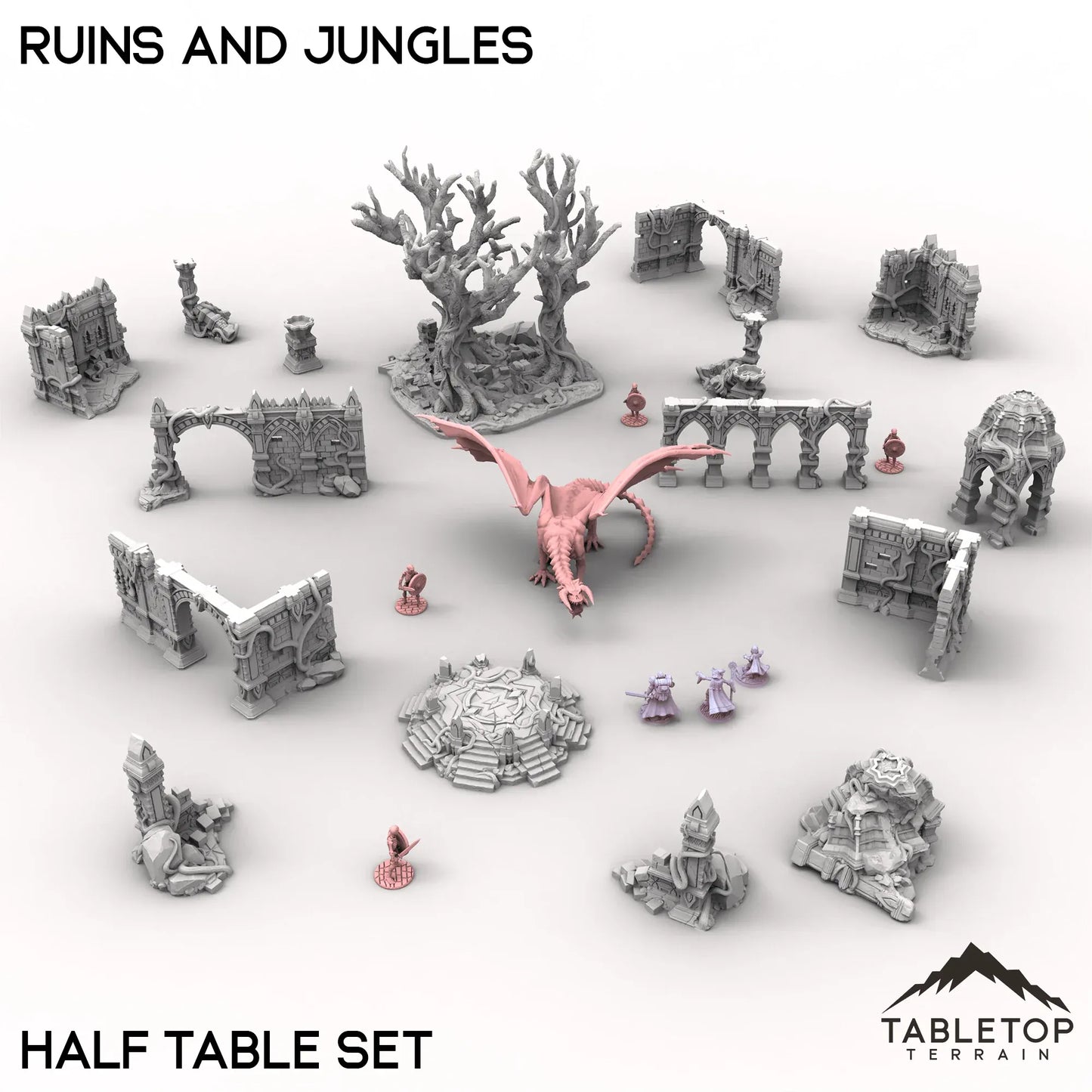 Competitive Fantasy Ruins and Jungles