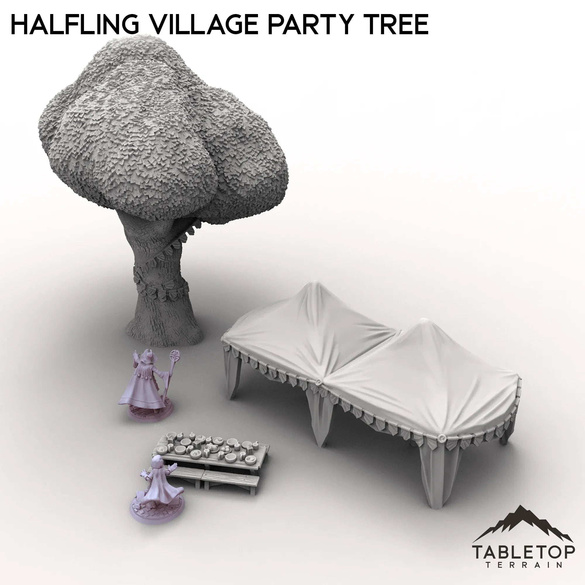 Halfling Village Party Tree