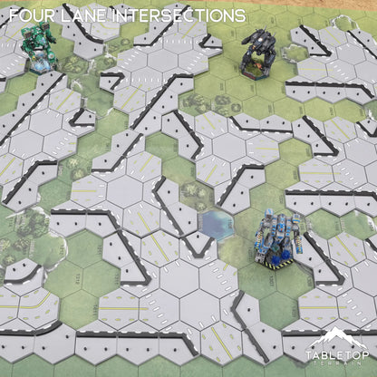 HEXTECH Four Lane Intersections Bundle
