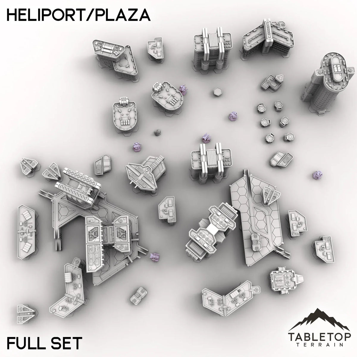 HEXTECH Heliport/Plaza - City Map Pack