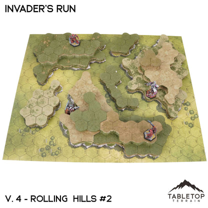 HEXTECH Invader's Run Map Hill Sets - 6mm