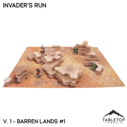 HEXTECH Invader's Run Map Hill Sets - 6mm