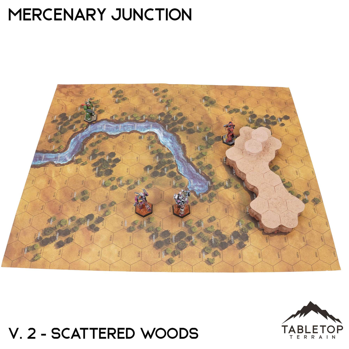 HEXTECH Mercenary Junction Map Hill Sets-6mm