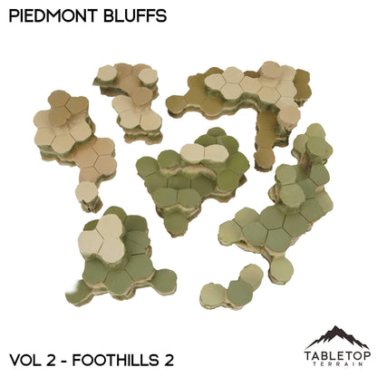 HEXTECH Piedmont Bluffs Map Hill Set - 6mm