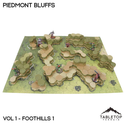 HEXTECH Piedmont Bluffs Map Hill Set - 6mm