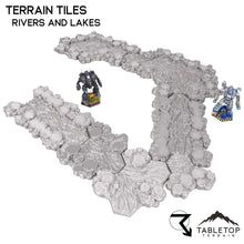 HEXTECH Rivers and Lakes Terrain Tiles - 6mm