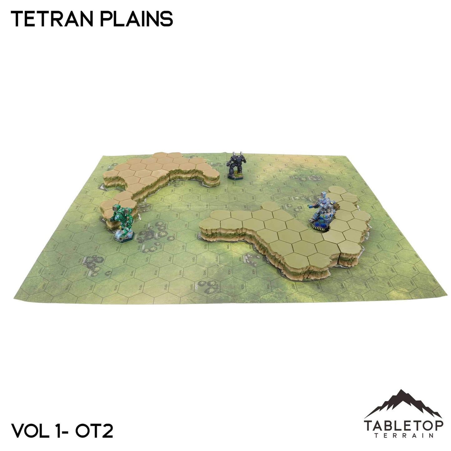HEXTECH Tetran Plains Map Hill Set - 6mm