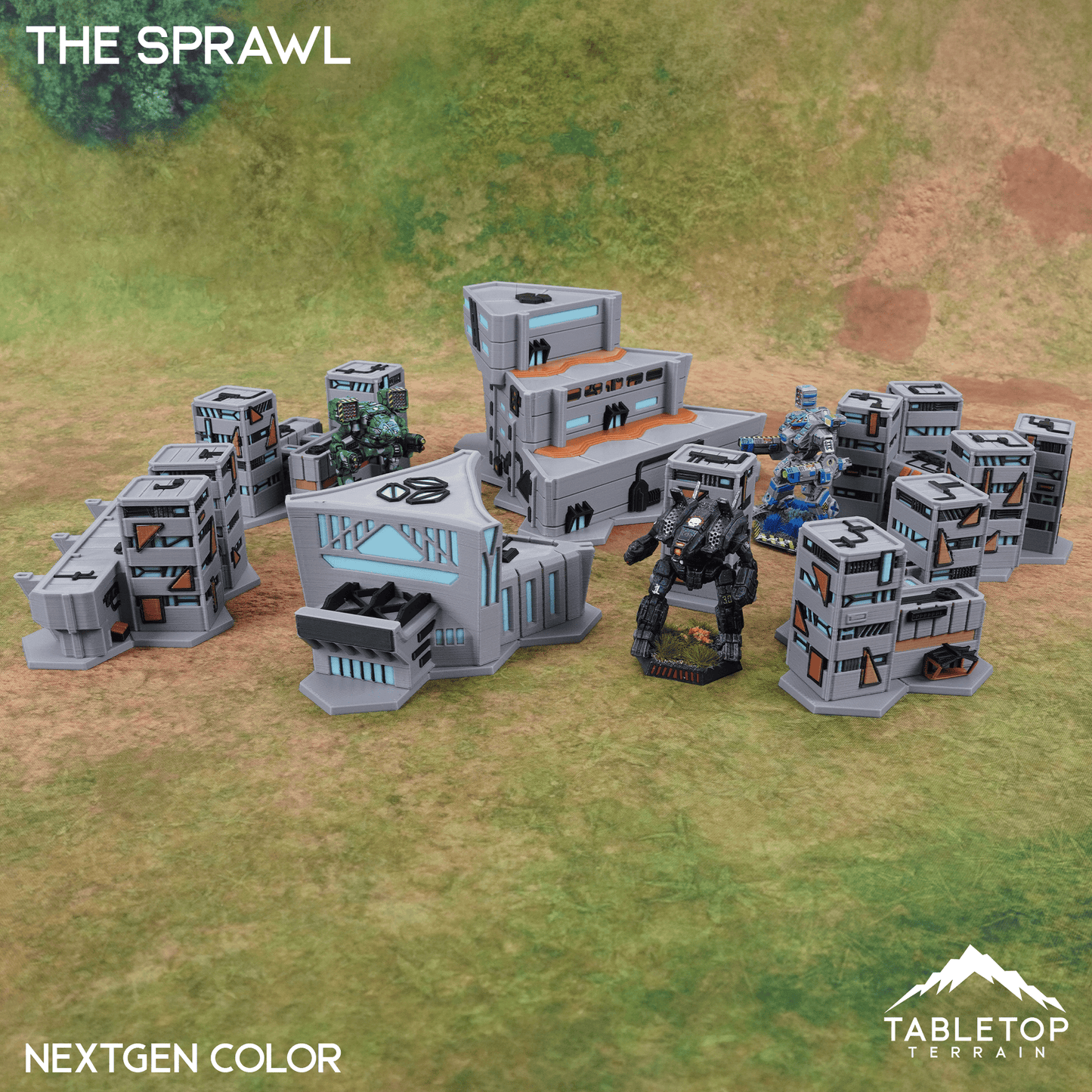 HEXTECH The Sprawl Trinity City - 6mm