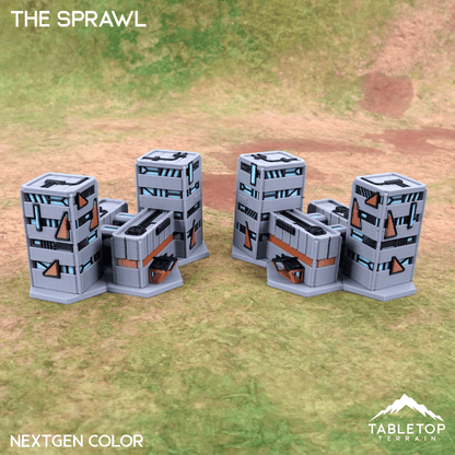 HEXTECH The Sprawl Trinity City - 6mm