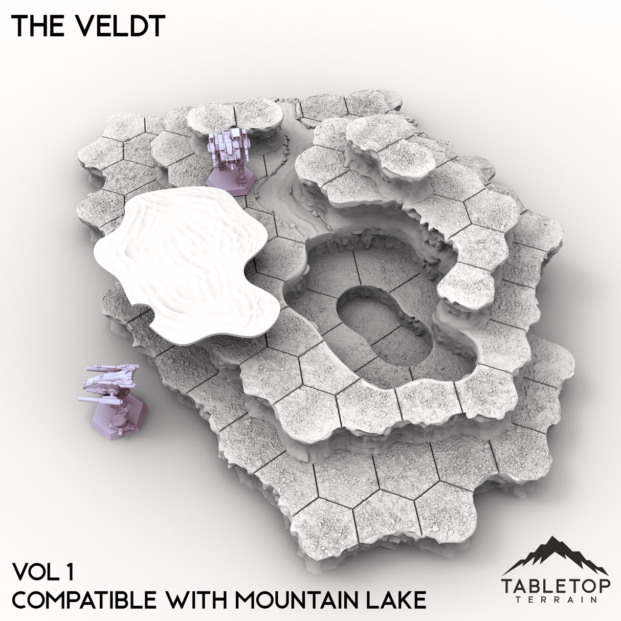 HEXTECH The Veldt Map Hill Sets-6mm