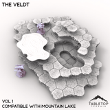 HEXTECH The Veldt Map Hill Sets-6mm