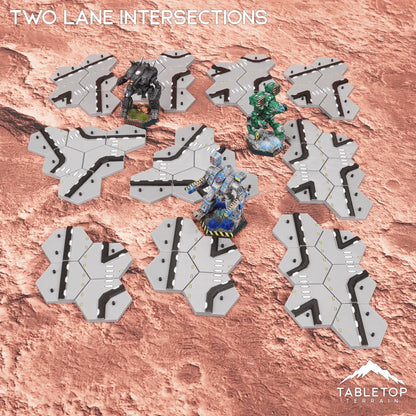 HEXTECH Two Lane Intersections Bundle