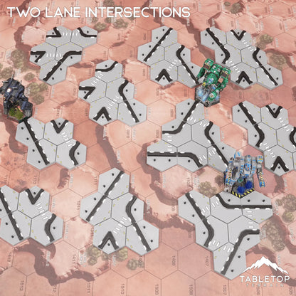 HEXTECH Two Lane Intersections Bundle