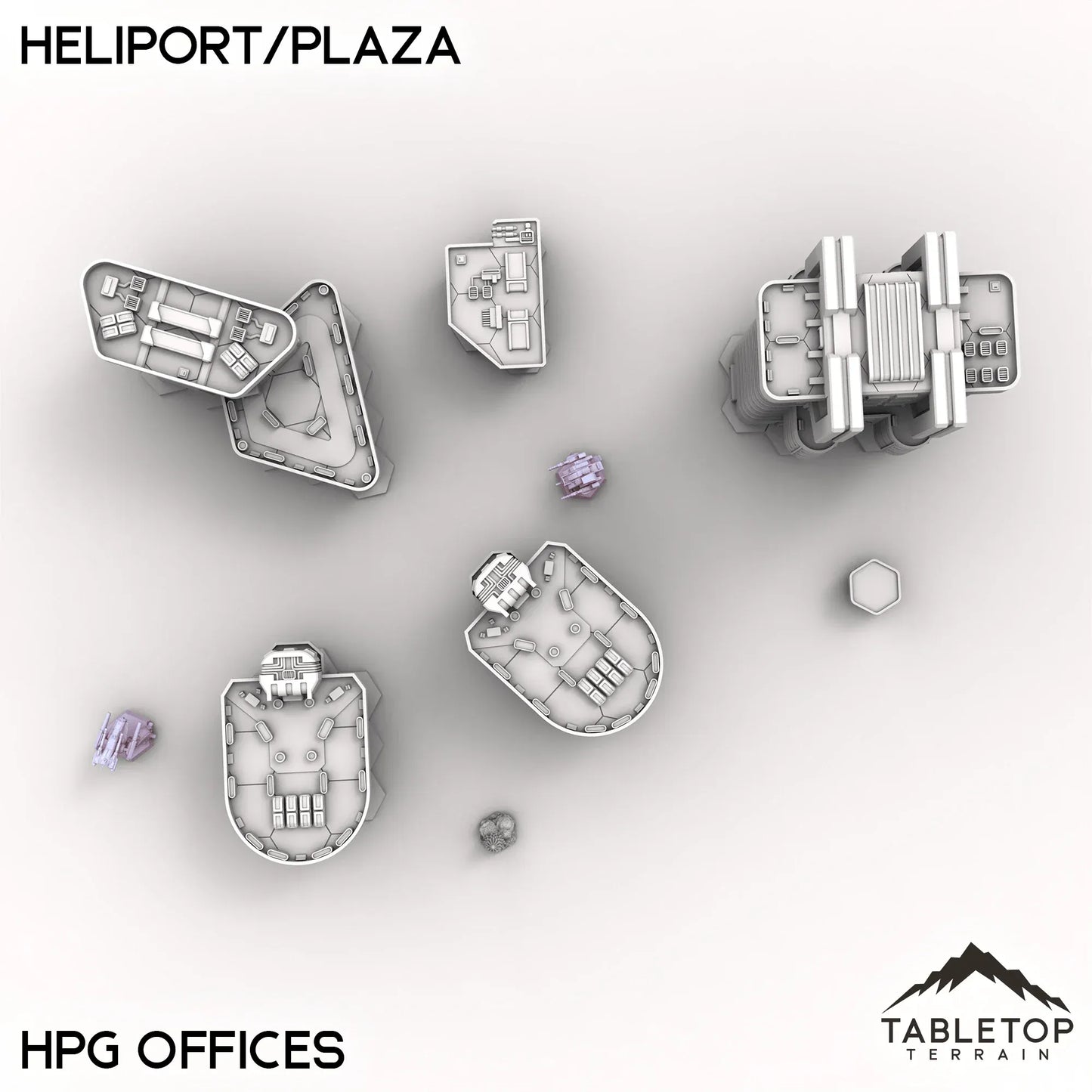HEXTECH Heliport/Plaza - City Map Pack
