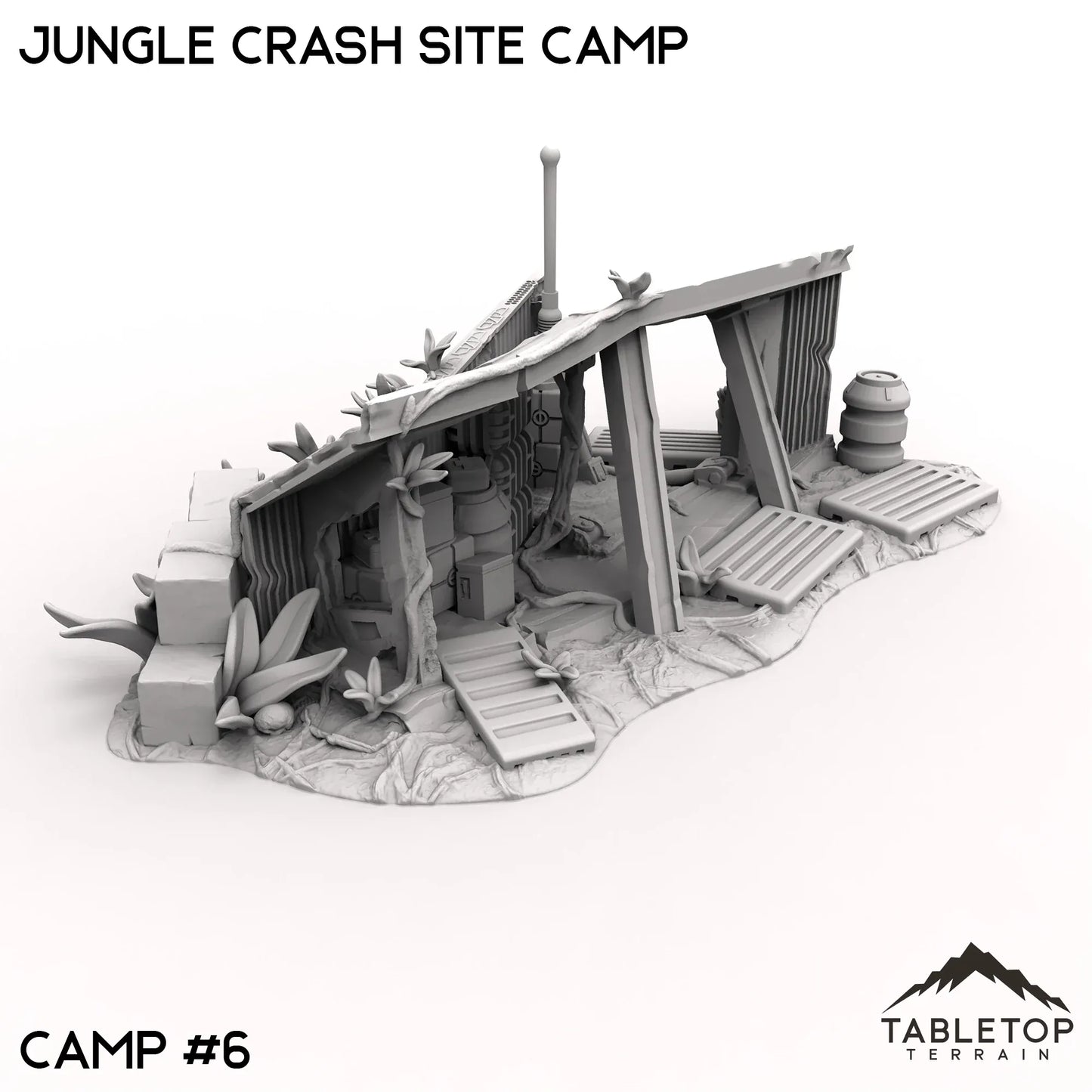 Jungle Crash Site Camp