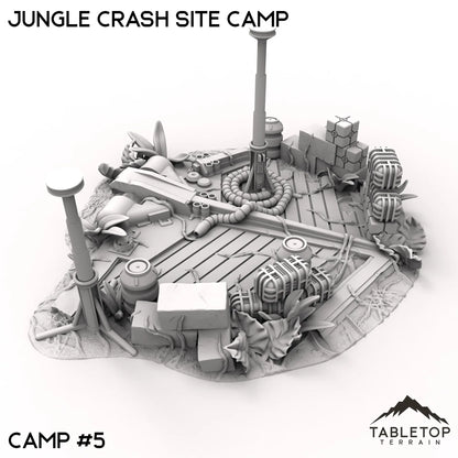 Jungle Crash Site Camp
