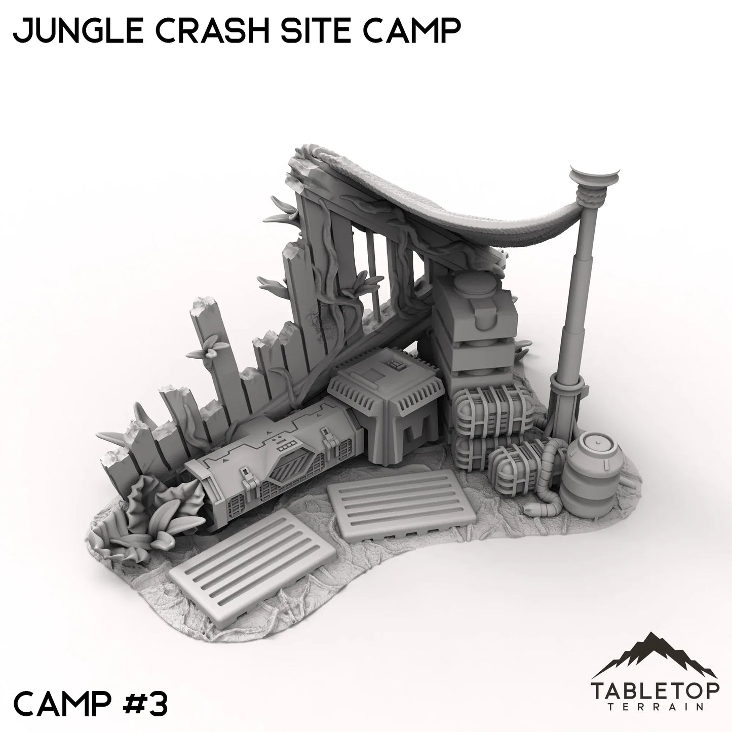 Jungle Crash Site Camp