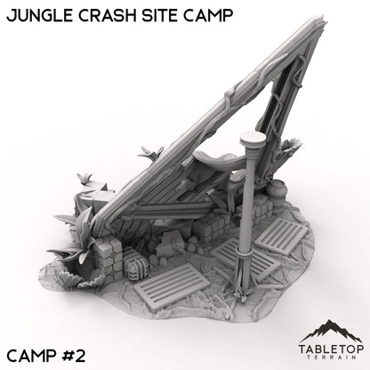 Jungle Crash Site Camp