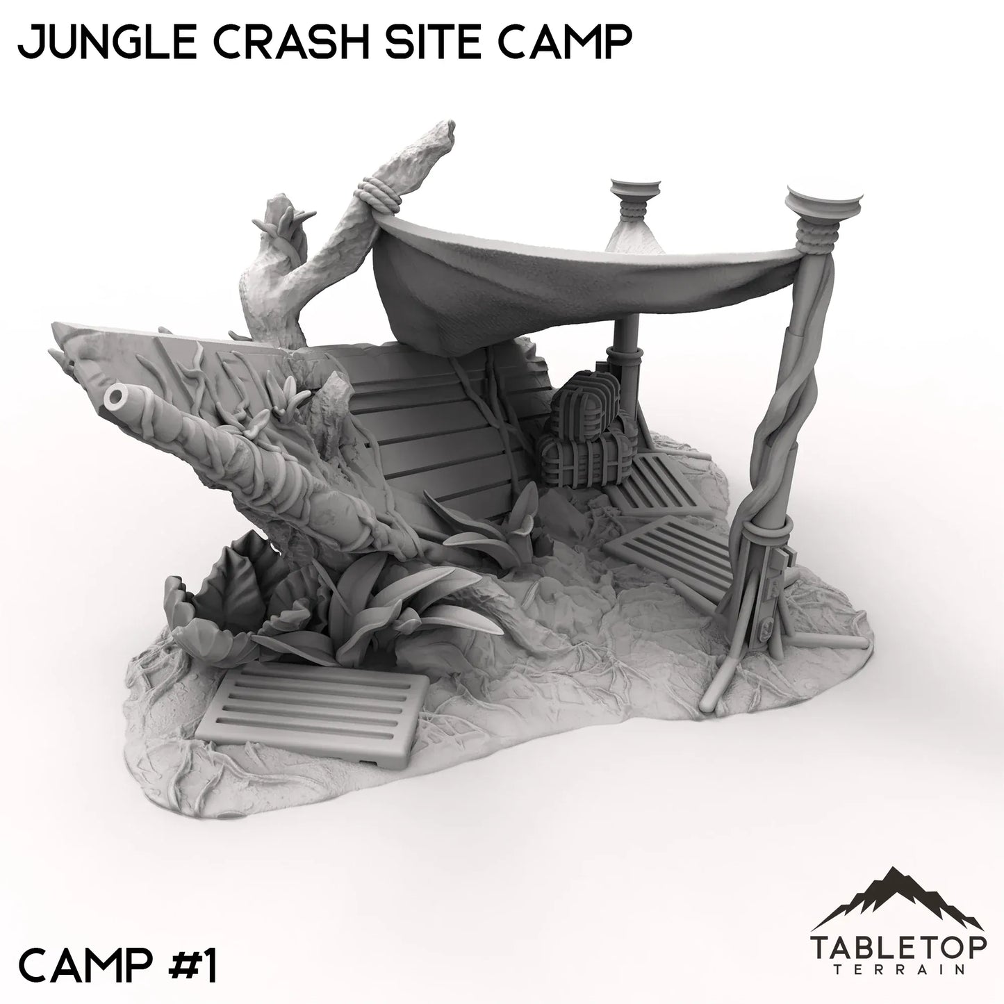 Jungle Crash Site Camp
