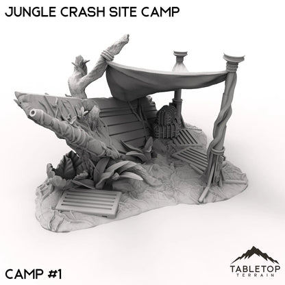 Jungle Crash Site Camp
