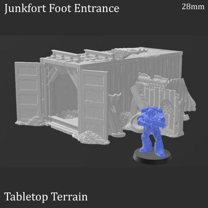 Junkfort Foot Entrance - Apocalyptic Terrain