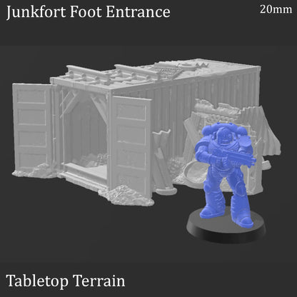 Junkfort Foot Entrance - Apocalyptic Terrain